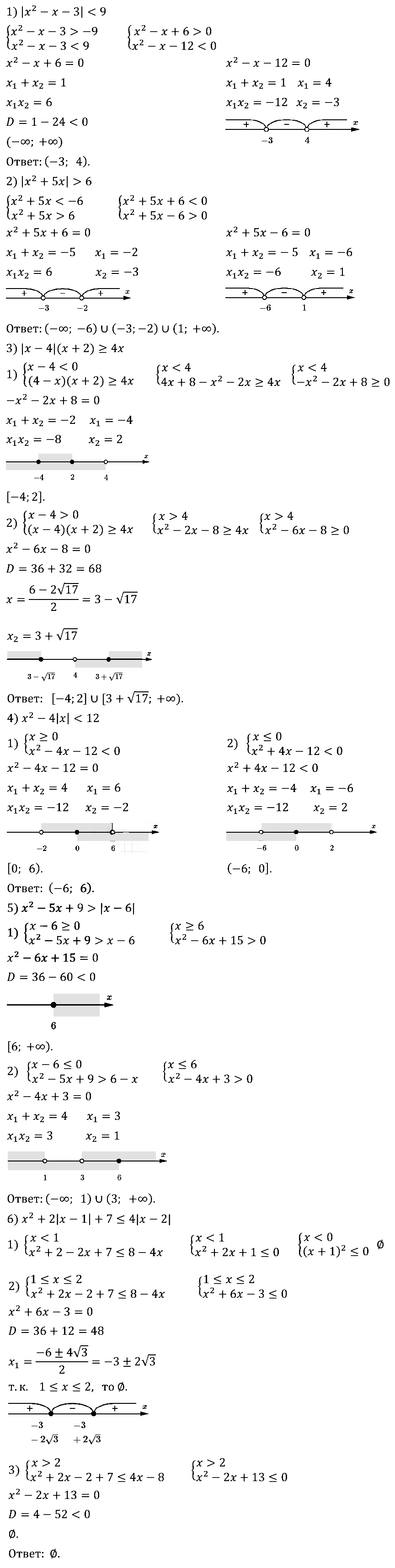 Алгебра 9 Мерзляк С-16 В1