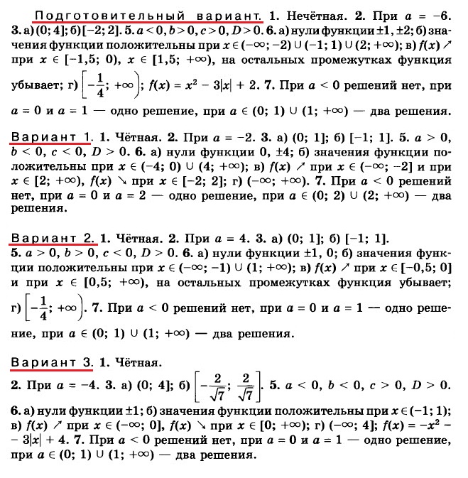 Алгебра 9 Макарычев (угл) Контрольная 1