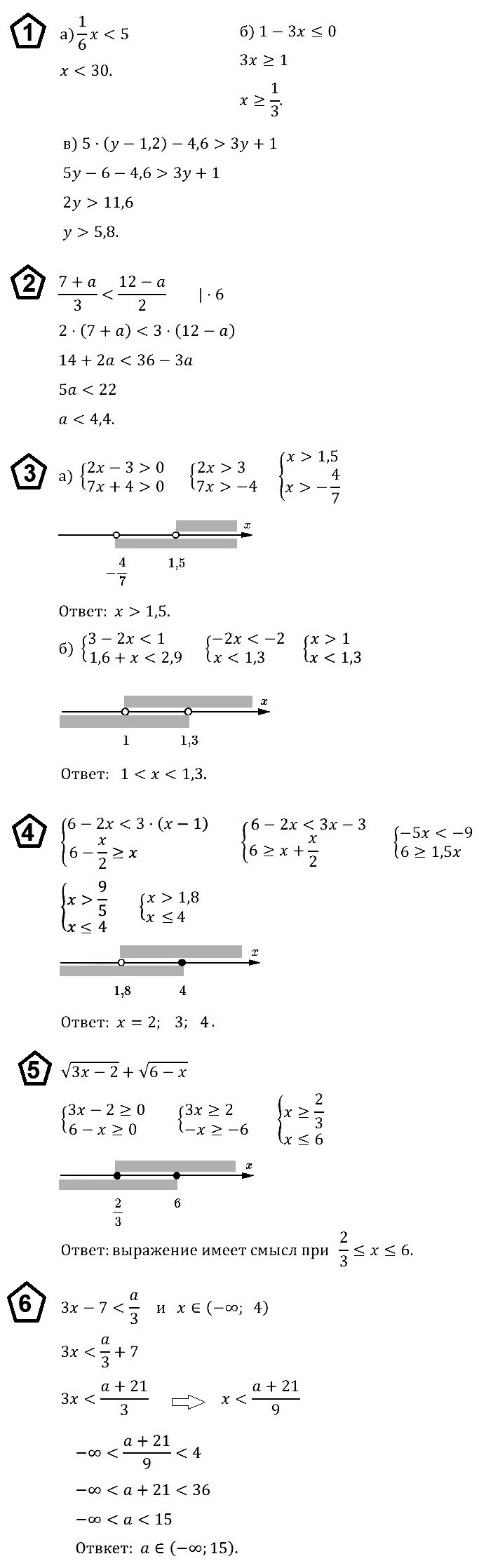 Алгебра 8 Макарычев Контрольная 8